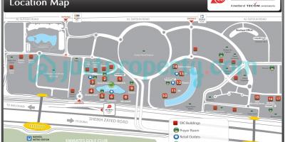Mapa de Dubai internet city