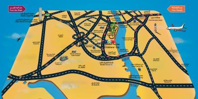 Mapa dels Infants de la ciutat de Dubai