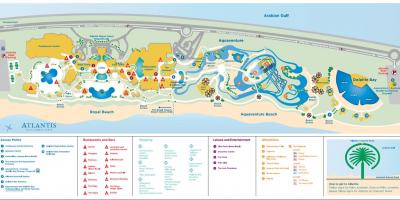 Mapa de l'Atlàntida de Dubai