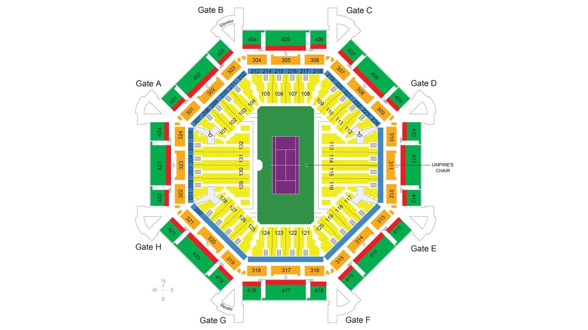 mapa de Dubai estadi de tennis