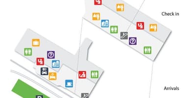 Dubai terminal 1 mapa